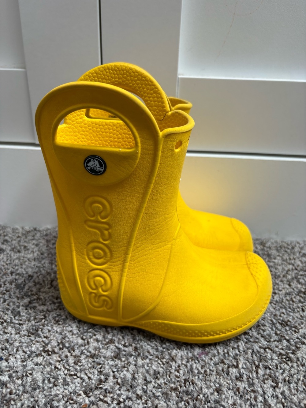 Crocs Lightweight Pull On Rainboots Size 10c